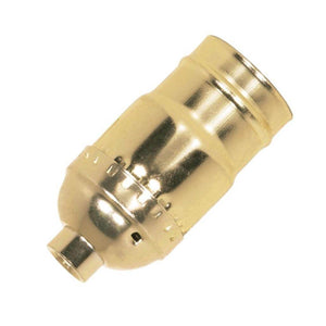1/8 IPS Cap Brite Gilt Standard Keyless Socket 1