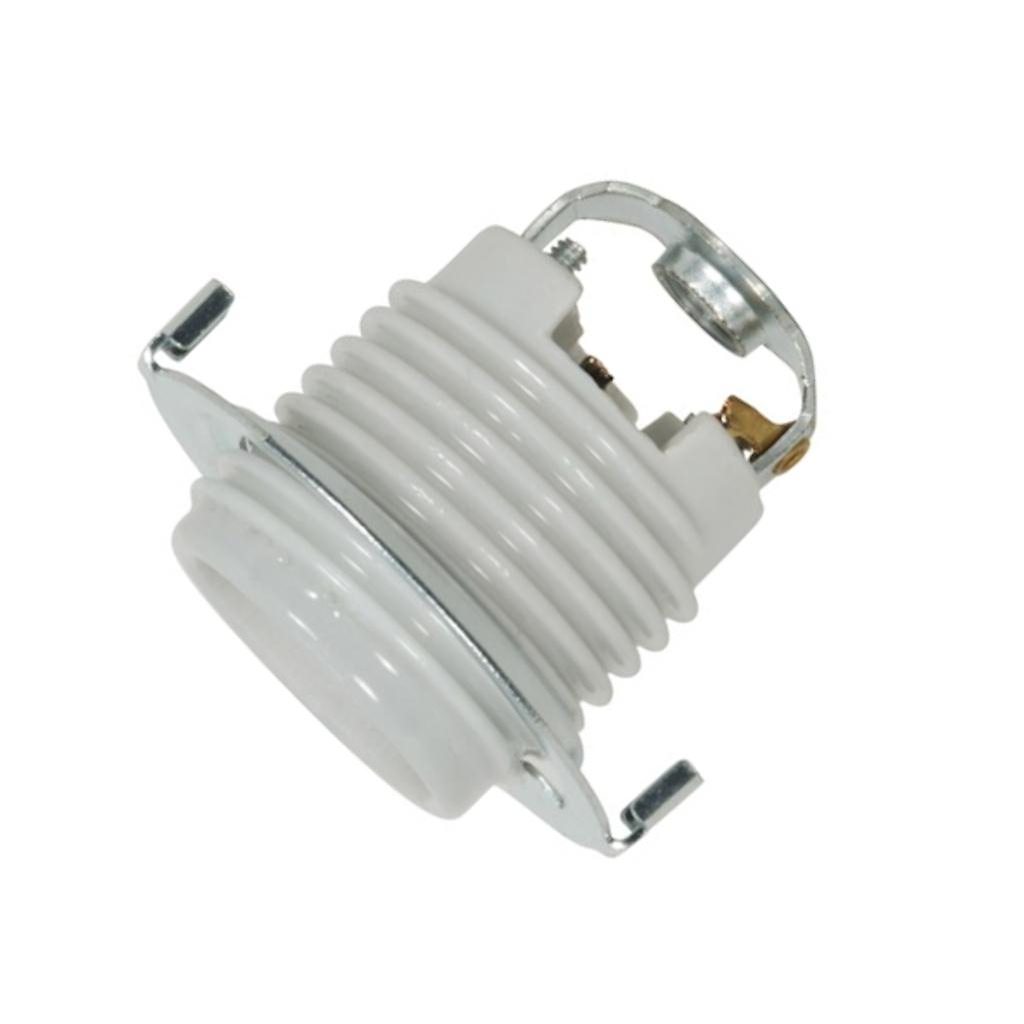 1/8 IPS Cap Porcelain Keyless Threaded Socket with Hickey and Ring 1