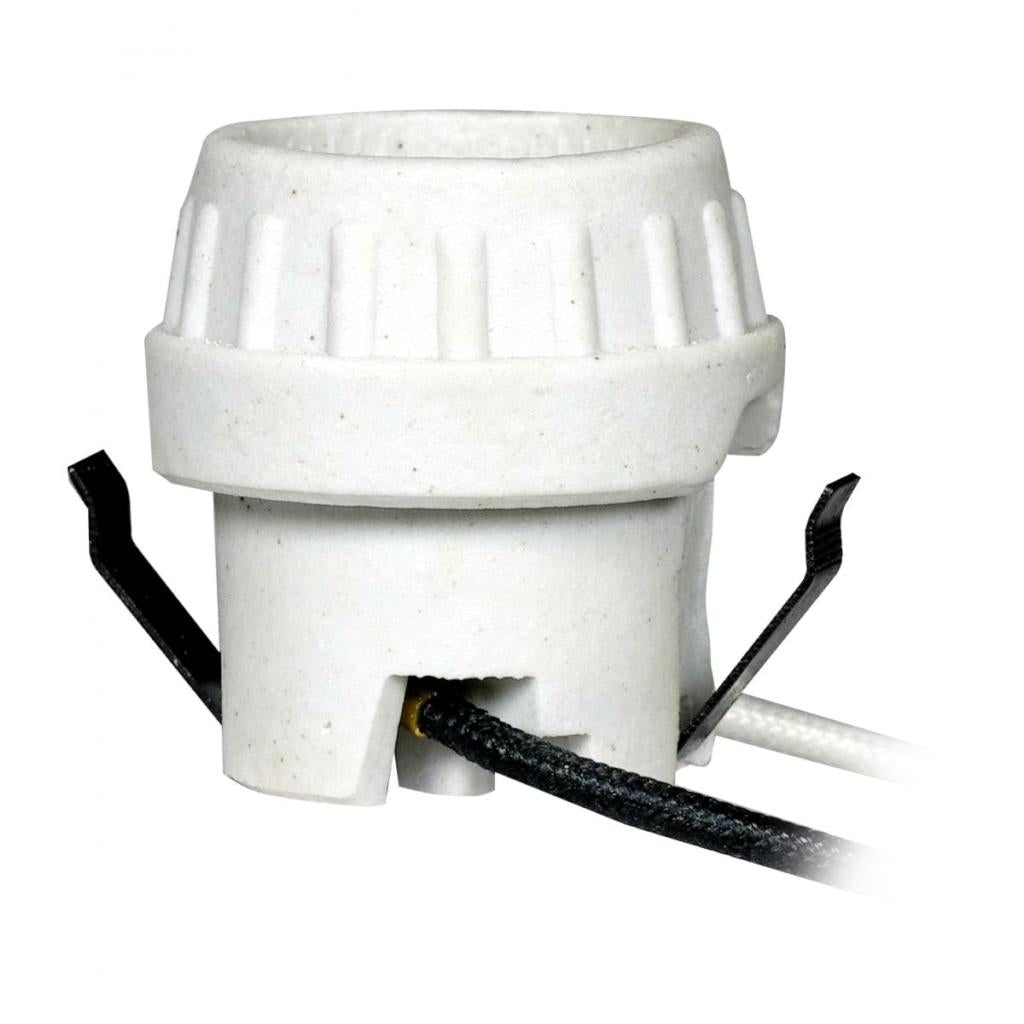 Porcelain Medium Screw (E26) Base Snap-In Socket 1