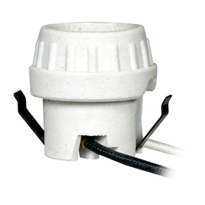 Porcelain Medium Screw (E26) Base Snap-In Socket 1