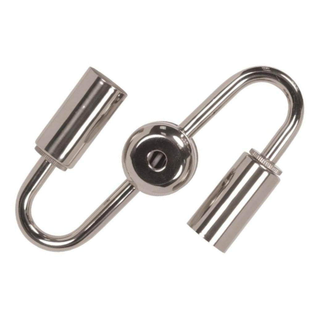1/8 IPS Steel Nickel S Cluster For Medium and Candelabra Sockets 1