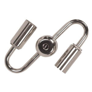 1/8 IPS Steel Nickel S Cluster For Medium and Candelabra Sockets 1