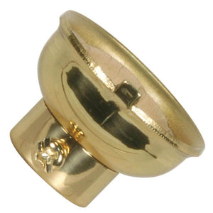 1/4 IPS Polished Brass Caps With Set Screw 1