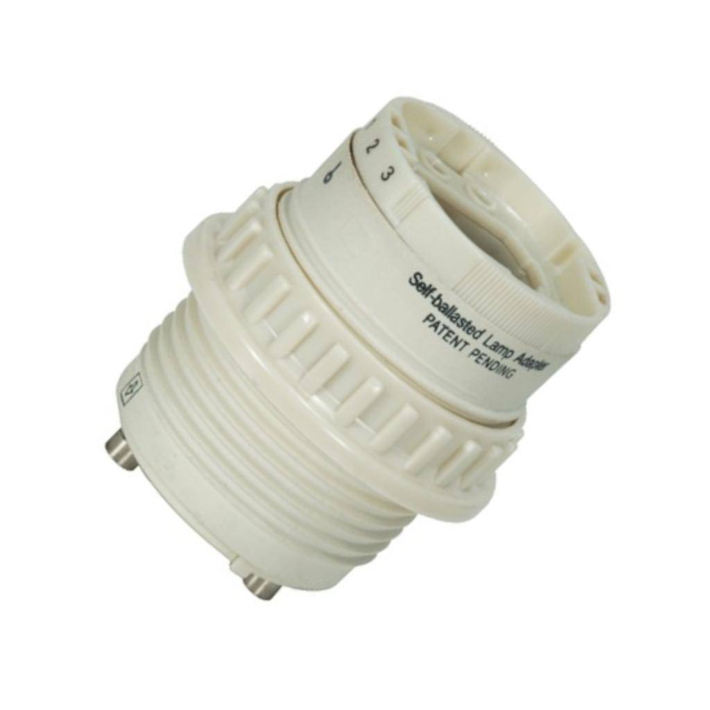 Electronic Self-Ballasted CFL Lampholder Phenolic Socket with Uno Ring Adapter 1