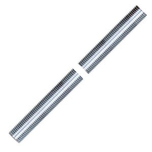 1/4 IP Steel Nipple Zinc Plated Silver Running Thread 1