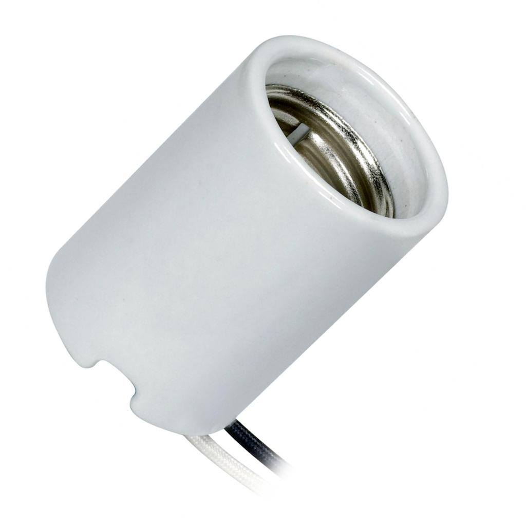 Mogul Screw Porcelain White Keyless Socket 1