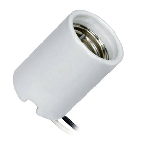Mogul Screw Porcelain White Keyless Socket 1