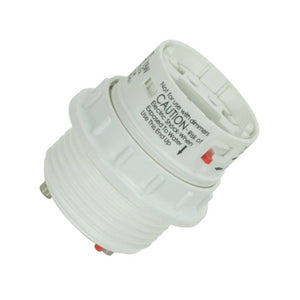 Electronic Self-Ballasted CFL Lampholder Smooth Phenolic Socket with Uno Ring Adapter 1