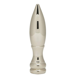 2" Burnished and Lacquered Nickel Bullet Finial 1