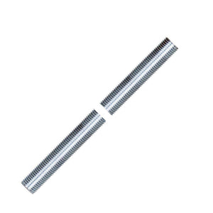 36" 1/4 IP Zinc Plated Silver Steel Nipple 1