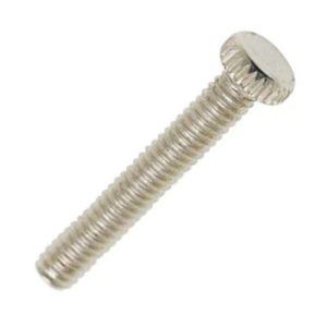 1" 8/32 Nickel Plated Steel Knurled Head Thumb Screws 1