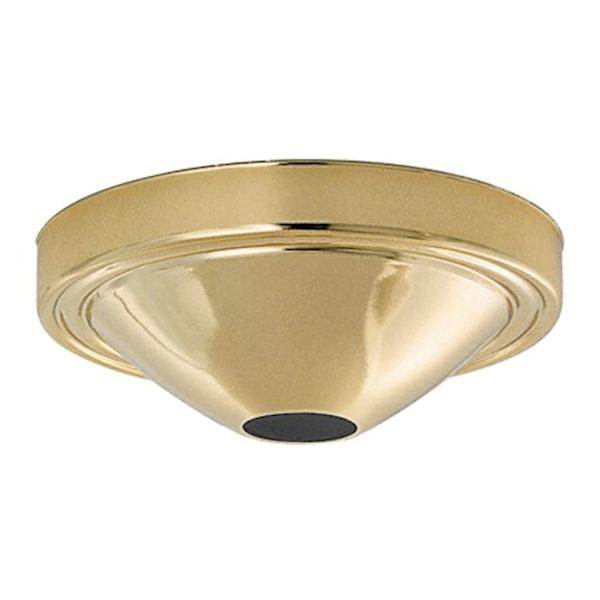 Brass Plain Deep Fixture Canopy 1
