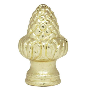 1.5" Polished Brass Acorn Finial 1