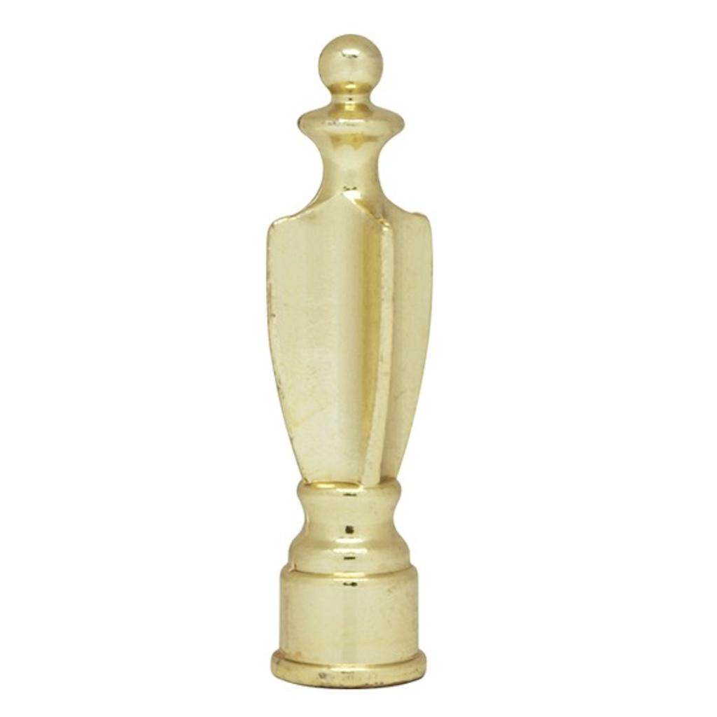 2.25" Polished Brass Spindle Finial 1