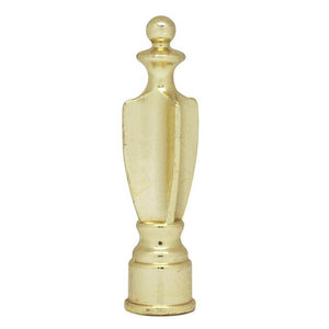2.25" Polished Brass Spindle Finial 1