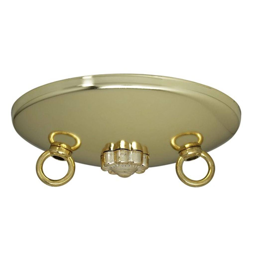 Brass Bath Swag Canopy Kit 1