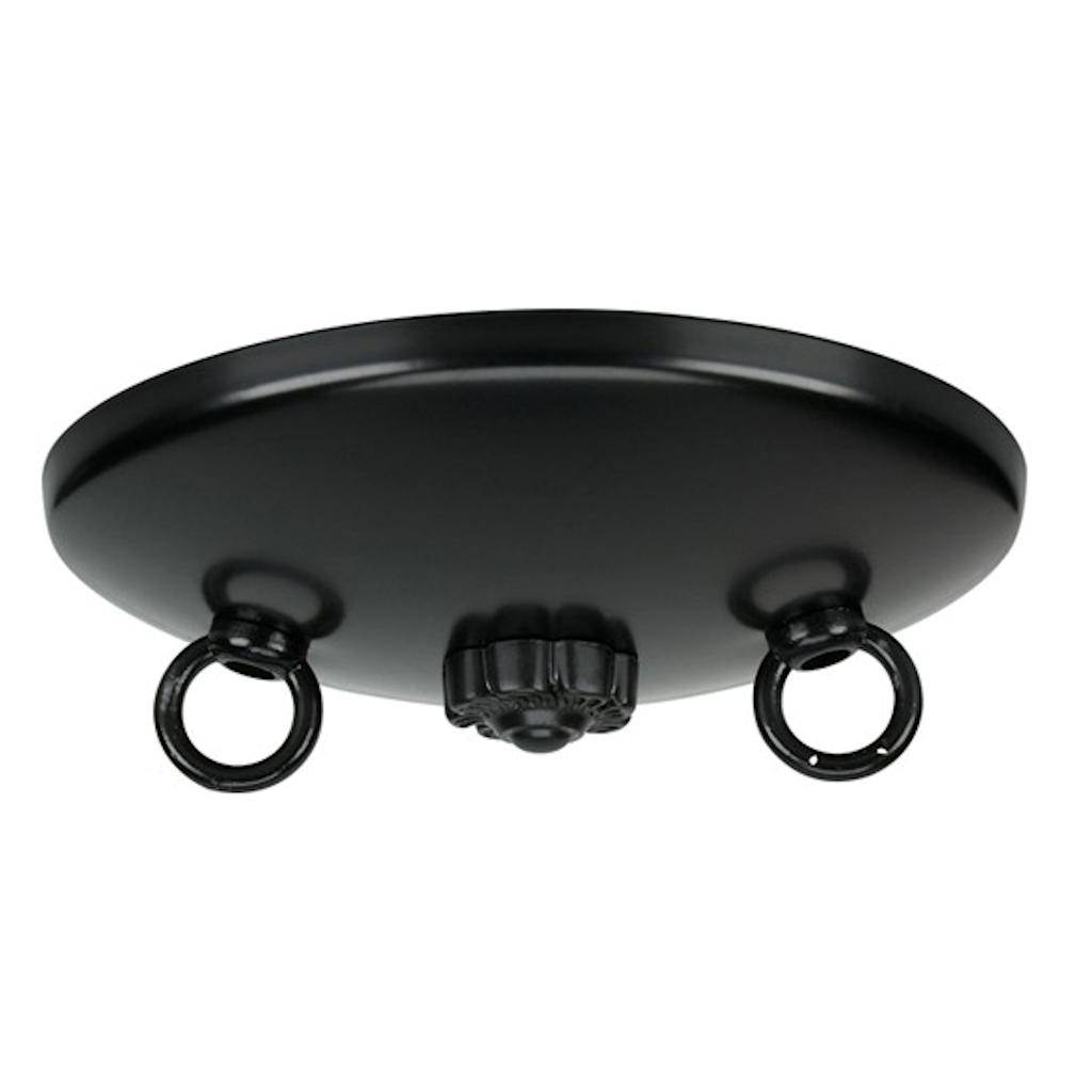 Black Bath Swag Canopy Kit 1