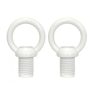 5" White Bath Swag Canopy Kit 2