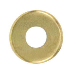 1/8 IP Slip Brass Plated Straight Edge Steel Check Ring 1
