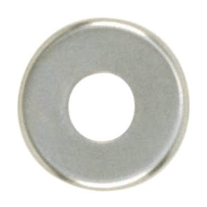 1/8 IP Slip Nickel Plated Curled Edge Steel Check Ring 1