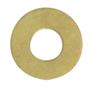1" IP Slip 24 Gauge Brass Plated Light Steel Washer 1