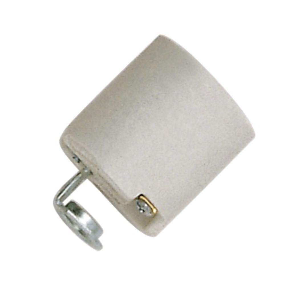 1/8 IPS Cap Porcelain Socket with Hickey 1