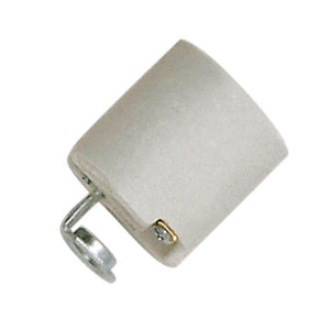 1/8 IPS Cap Porcelain Socket with Hickey 1