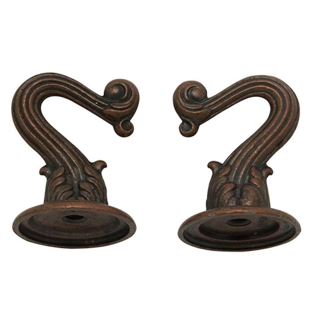 Antique Copper Die Cast Swag Hook (2 pack) 1