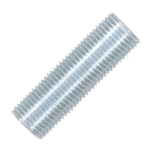 5" 3/8 IP Zinc Plated Silver Steel Nipple 1