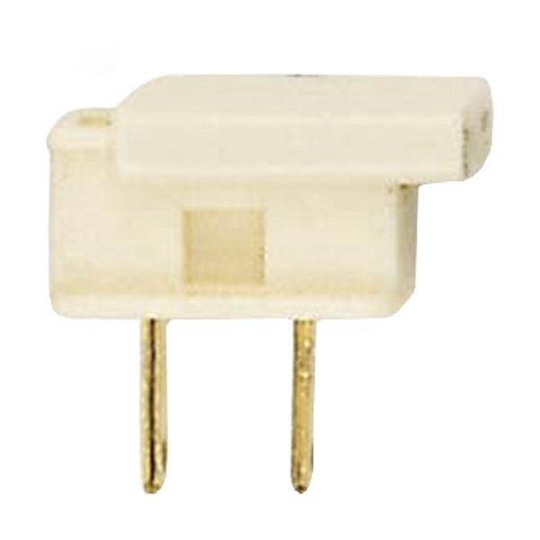 125 volt Ivory Polarized Side Plug 1