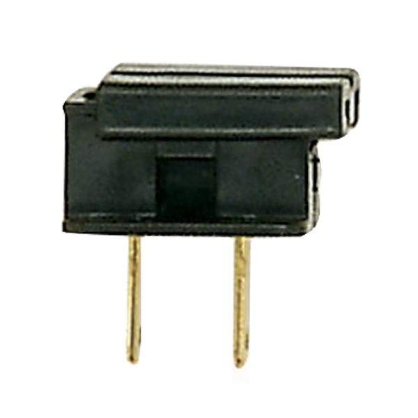 125 volt Black Polarized Side Plug 1