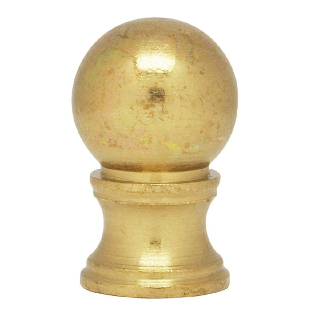 1.25" Brass Ball Finial 1
