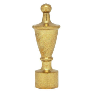 1.75" Burnished and Lacquered Urn Finial 1