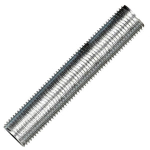 2.1" 1/8 IP Zinc Plated Silver Steel Nipple 1