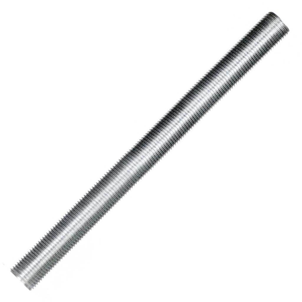 4.3" 1/8 IP Zinc Plated Silver Steel Nipple 1