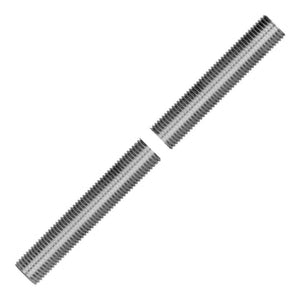 36" 1/4 IP Unfinished Steel Nipple 1