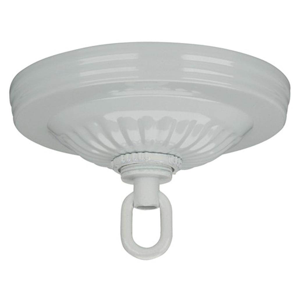 White Ribbed Canopy Hanger Kit 1
