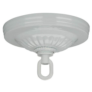 White Ribbed Canopy Hanger Kit 1