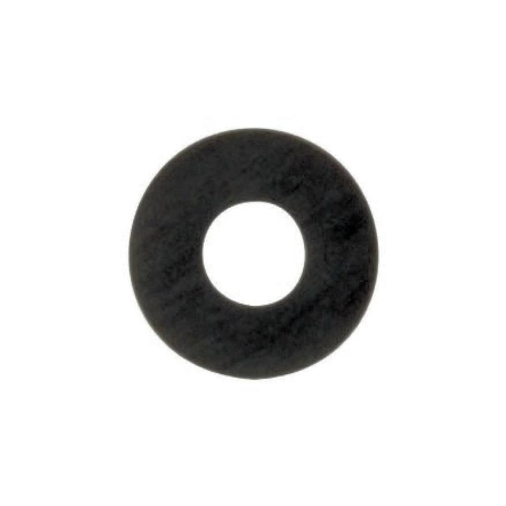 0.8" 1/8 IP Black Rubber Washer 1