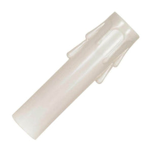 4" White Plastic Drip Candle Covers 1