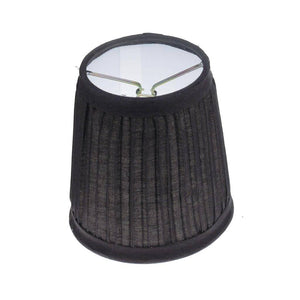Black 4" Round Clip On Shade 1