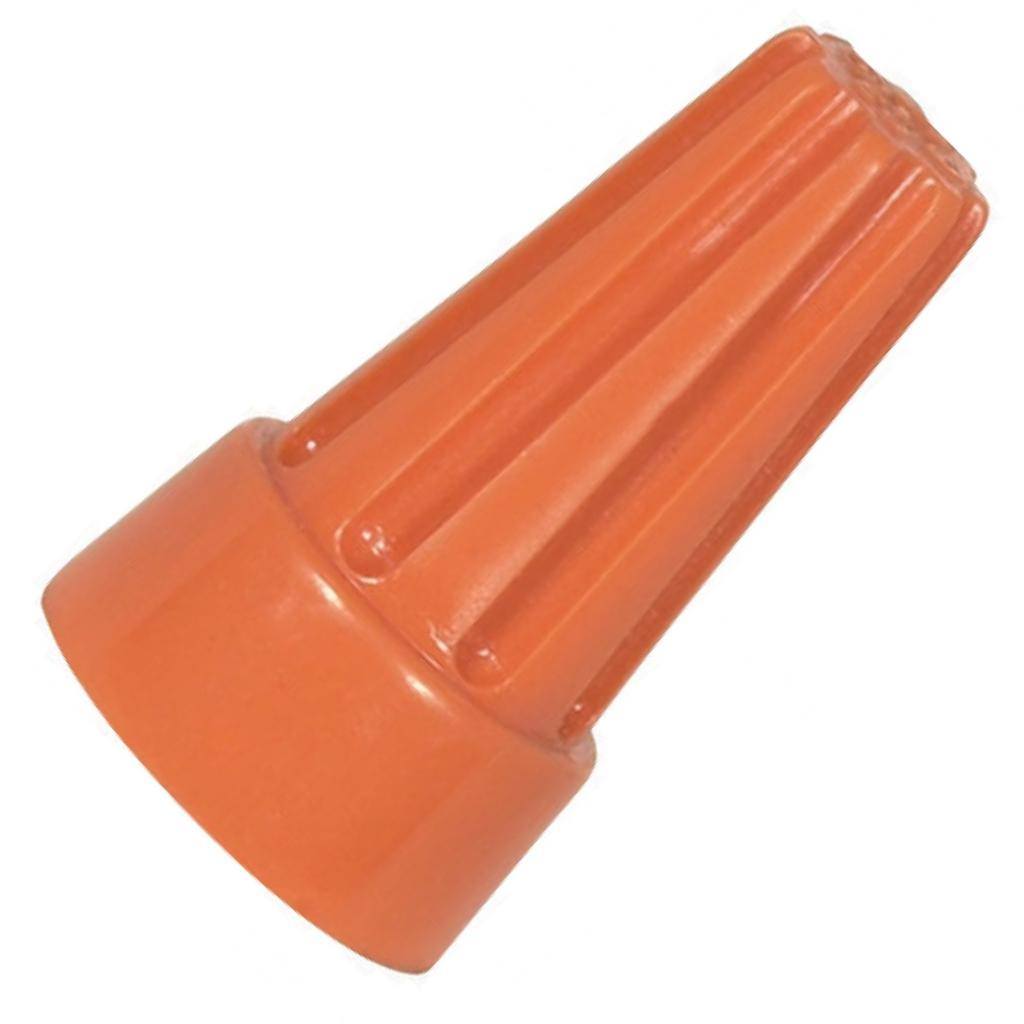 Orange Wire Connector With Spring Inserts 1