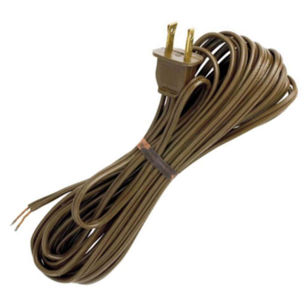 20' Brown Molded Plug Cord 1