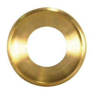 1/4 IP Slip Unfinished Turned Brass Check Ring 1