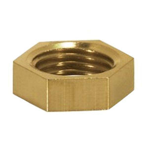 1/8 IP Brass Hexagon Locknuts 1