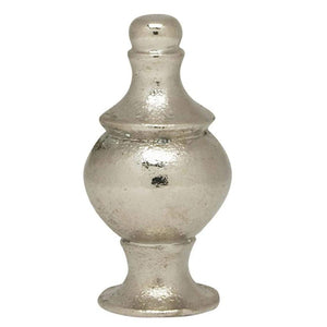 1.5" Polished Chrome Modern Finial 1
