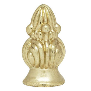 1.4" Polished Brass Bud Finial 1