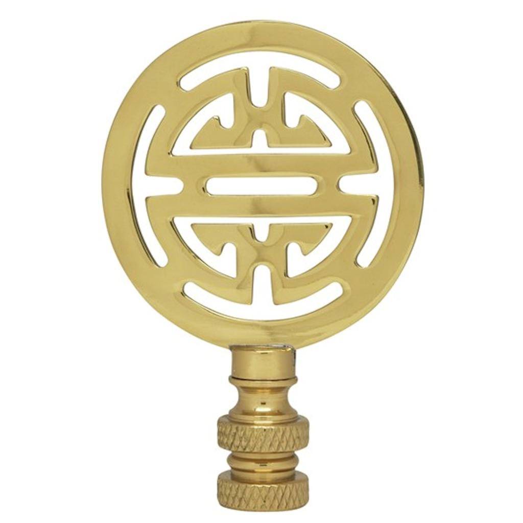 2.75" Oriental Polished Brass Finial 1