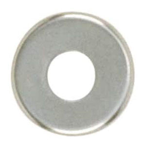 1/8 IP Slip Nickel Plated Curled Edge Steel Check Ring 1