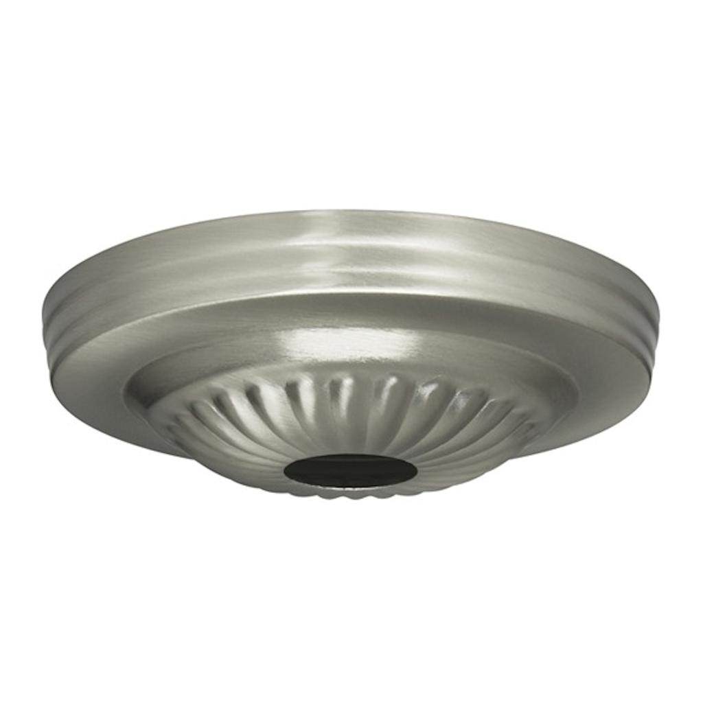 Brushed Nickel Ribbed Canopy 1